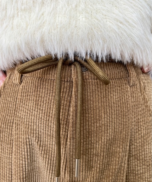 Olu.（オルドット）の「コーデュロイリボンパンツ（その他パンツ・レディース・ベージュ/ブラック/ホワイト・FREE）」の9枚目の写真