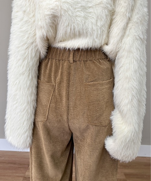 Olu.（オルドット）の「コーデュロイリボンパンツ（その他パンツ・レディース・ベージュ/ブラック/ホワイト・FREE）」の10枚目の写真