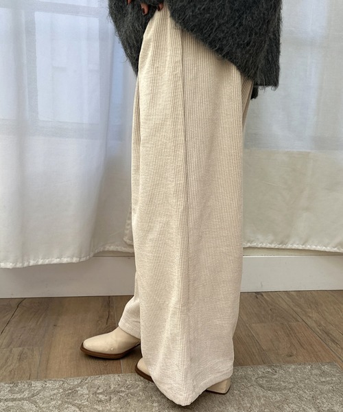 Olu.（オルドット）の「コーデュロイリボンパンツ（その他パンツ・レディース・ベージュ/ブラック/ホワイト・FREE）」の14枚目の写真