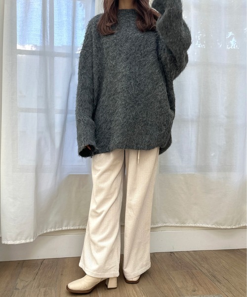 Olu.（オルドット）の「コーデュロイリボンパンツ（その他パンツ・レディース・ベージュ/ブラック/ホワイト・FREE）」の12枚目の写真