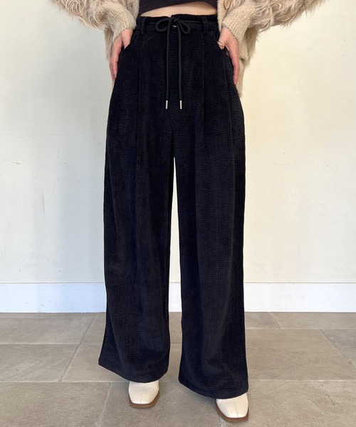 Olu.（オルドット）の「コーデュロイリボンパンツ（その他パンツ・レディース・ベージュ/ブラック/ホワイト・FREE）」の15枚目の写真