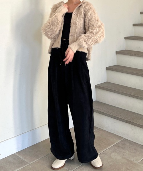 Olu.（オルドット）の「コーデュロイリボンパンツ（その他パンツ・レディース・ベージュ/ブラック/ホワイト・FREE）」の17枚目の写真