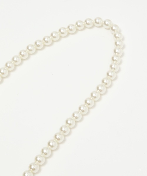 Me%（ミィパーセント）の「2WAYスマホビーズポーチ 104972（ショルダーバッグ・レディース・クリア/ホワイト/シルバー・FREE）」の19枚目の写真