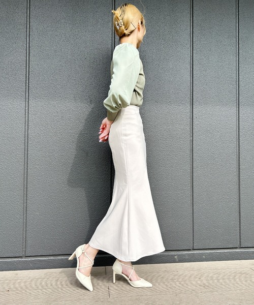 attagirl（アタガール）の「クロスストラップセパレートパンプス（パンプス・レディース・ブラック/アイボリー/シルバー系その他/ブラック系その他・LL/L/M/S）」の10枚目の写真