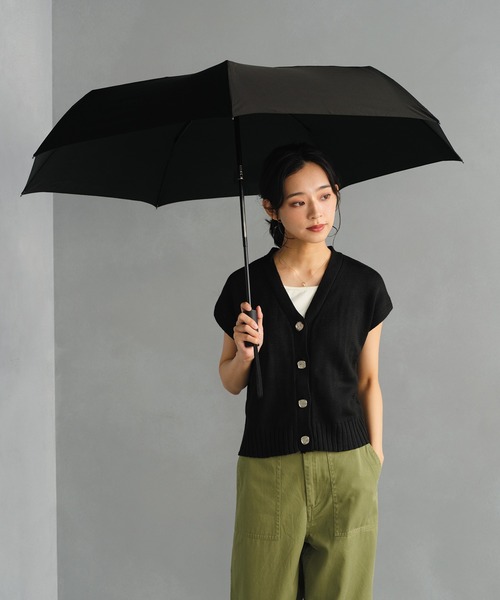 Wpc.（ダブリュピーシー）の「UNISEX AUTOMATIC FOLD 雨傘 折りたたみ 晴雨兼用 自動開閉 Wpc.（折りたたみ傘・メンズ・ネイビー/ベージュ/グリーン/ブラック/ブルーグレー/オフホワイト・FREE）」の21枚目の写真