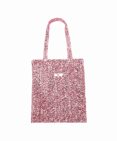 Uhr（ウーア）の「≪新宿店+WEB限定≫【Uhr / ウーア】別注Spangle Tote Bag（トートバッグ・レディース・ピンク/ピンク系その他・FREE）」の8枚目の写真