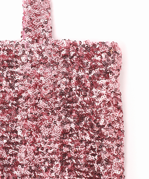 Uhr（ウーア）の「≪新宿店+WEB限定≫【Uhr / ウーア】別注Spangle Tote Bag（トートバッグ・レディース・ピンク/ピンク系その他・FREE）」の9枚目の写真