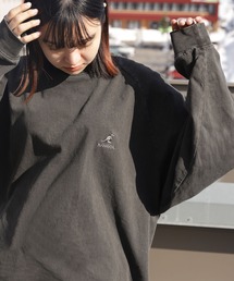 KANGOL（カンゴール）の「【別注】 【KANGOL】 ピスネーム ピグメント 2タイプ ロングTシャツ / ラグラン ＆ 無地 / 長袖 / ロンT（Tシャツ/カットソー）」