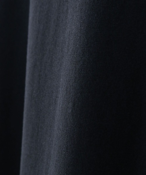 KANGOL（カンゴール）の「【別注】 【KANGOL】 ピスネーム ピグメント 2タイプ ロングTシャツ / ラグラン ＆ 無地 / 長袖 / ロンT（Tシャツ/カットソー・メンズ・ネイビー系/ホワイト/ネイビー/ブラック/ホワイト×ブラック/ブラック系・MEDIUM/LARGE）」の17枚目の写真