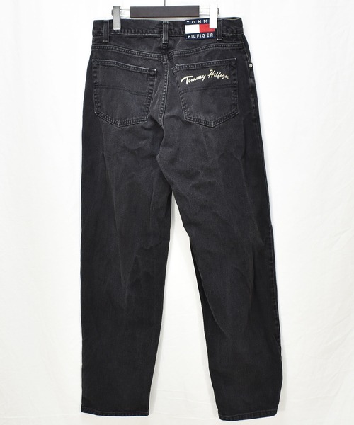 TOMMY HILFIGER（トミーヒルフィガー）の「【ヴィンテージ古着】90's TOMMY HILFIGER/トミーヒルフィガー ブラック デニムパンツ USA製（デニムパンツ・メンズ・ブラック・32）」の7枚目の写真