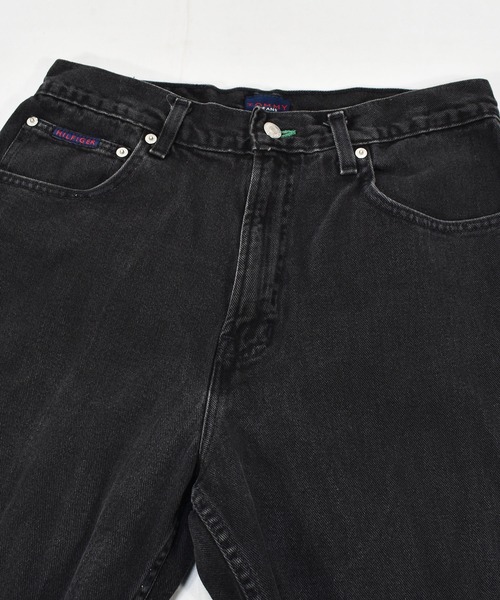 TOMMY HILFIGER（トミーヒルフィガー）の「【ヴィンテージ古着】90's TOMMY HILFIGER/トミーヒルフィガー ブラック デニムパンツ USA製（デニムパンツ・メンズ・ブラック・32）」の11枚目の写真