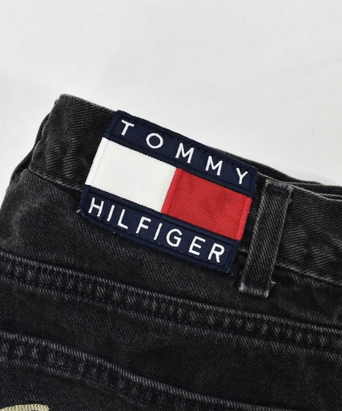 TOMMY HILFIGER（トミーヒルフィガー）の「【ヴィンテージ古着】90's TOMMY HILFIGER/トミーヒルフィガー ブラック デニムパンツ USA製（デニムパンツ・メンズ・ブラック・32）」の9枚目の写真