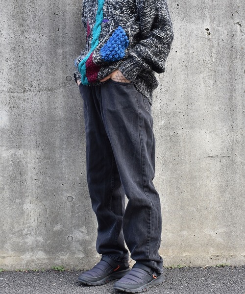 TOMMY HILFIGER（トミーヒルフィガー）の「【ヴィンテージ古着】90's TOMMY HILFIGER/トミーヒルフィガー ブラック デニムパンツ USA製（デニムパンツ・メンズ・ブラック・32）」の3枚目の写真