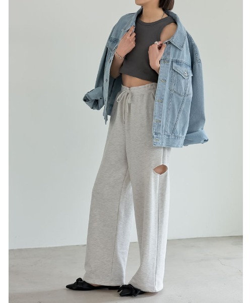 神山まりあさん着用][2024SS COLLECTION]コットンデニム