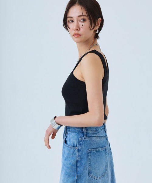 RASW]ブラ紐隠し前後2wayアメスリタンクトップ（タンクトップ）｜RASW