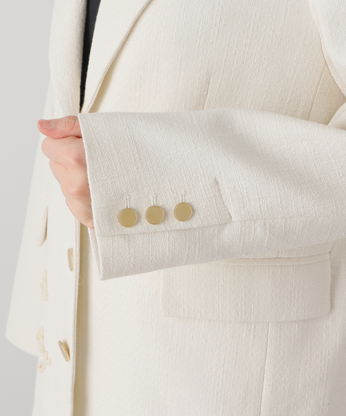 U by SPICK&SPAN(ユーバイスピックアンドスパン)の「ロープ刺繍オーバージャケット(テーラードジャケット・レディース・アイボリー・FREE)」の17枚目の写真