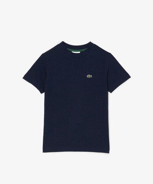 【関送無料】 Lacoste ラコステ ロゴパッチ 人気 Tシャツ オーバーサイズワニロゴパッチクルーネックTシャツ | LACOSTE
