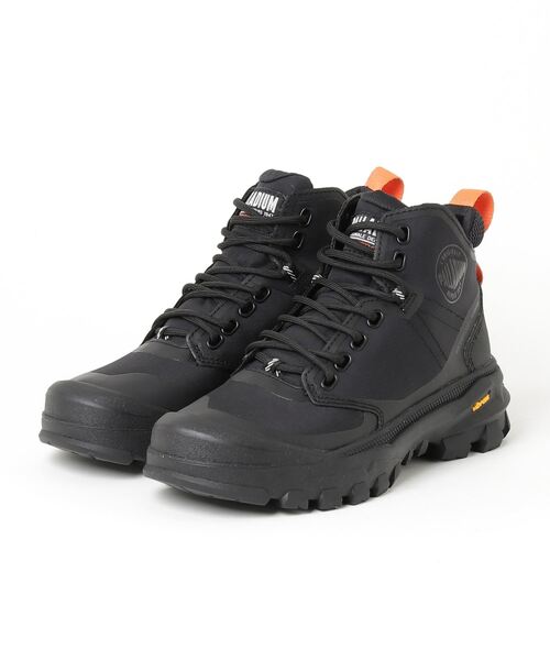 PALLADIUM（パラディウム）の「PALLADIUM/パラディウム PALLARIDER MID WP+（スニーカー・メンズ・ホワイト/ブラック・23cm/23.5cm/24cm/24.5cm/26cm/26.5cm/27cm/27.5cm/28cm）」の2枚目の写真