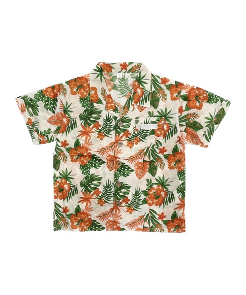 H.R. MARKET トロピカル柄 半袖シャツ セール】トロピカル柄半袖シャツ（Tシャツ/カットソー）｜DILASH