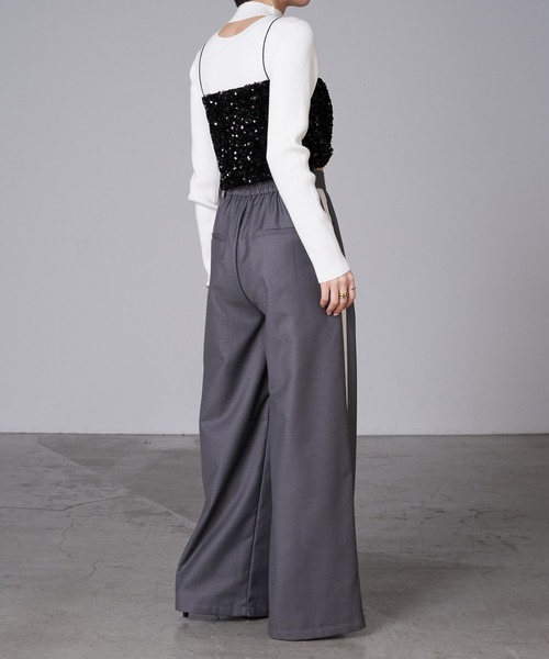 RAY CASSIN（レイカズン）の「スパンコールビスチェ（チューブトップ・レディース・ブラック/ブラック系その他/グレー・FREE）」の22枚目の写真