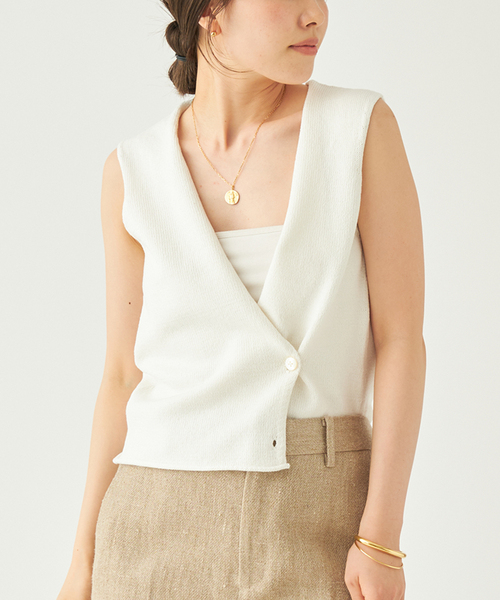 plage（プラージュ）の「5G Knit ベスト（ベスト）」 - WEAR