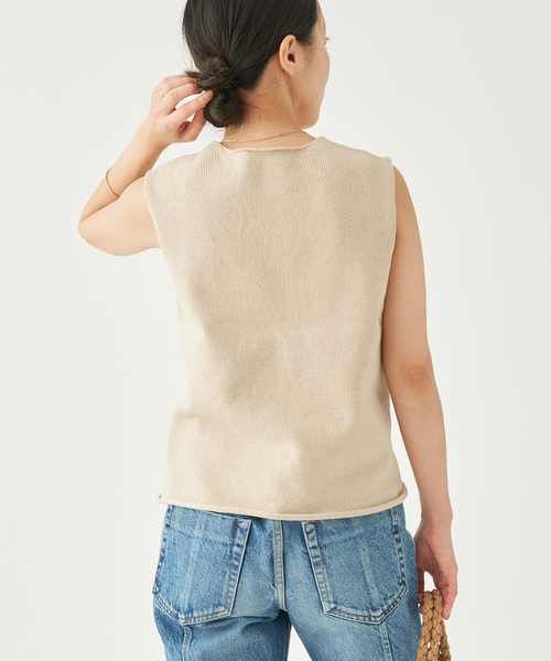 plage(プラージュ)の「5G Knit ベスト(ベスト・レディース・ブラック/ベージュ/ホワイト・FREE)」の12枚目の写真
