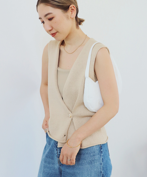 plage（プラージュ）の「5G Knit ベスト（ベスト）」 - WEAR