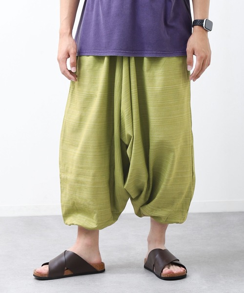 MARAI(マーライ)の「【MARAI】サルエルパンツ タイパンツ エスニックパンツ(その他パンツ・メンズ・ダークグリーン/グレー/クリーム/ダークブルー/オレンジ/パープル/ネイビー/ブルー/ライラック/ワイン/カーキ/ブラック/キャメル/グリーン系/ピンク/レッド/ブラウン・FREE)」の7枚目の写真