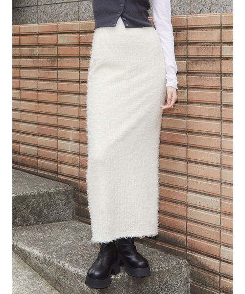 【セール】【VEQUM】FLUFFY MAXI SKIRT(スカート)|VEQUM(VEQUM)