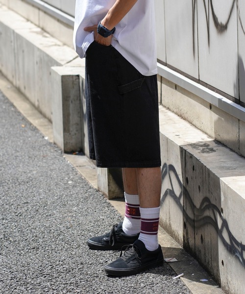 RVCA(ルーカ)の「RVCA メンズ CLUTCH DENIM SHORTS ウォークパンツ/ショートパンツ 【2024年春夏モデル】/ルーカデニムパンツ(デニムパンツ・メンズ・ブラック/ブルー・X-LARGE/SMALL/MEDIUM/LARGE)」の6枚目の写真
