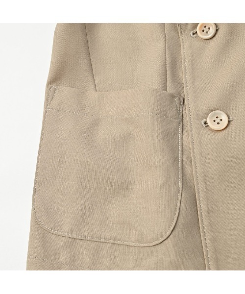45R（フォーティファイブアール）の「サマーウールのジャケット WOMEN（テーラードジャケット・レディース・ベージュ・MEDIUM/LARGE）」の10枚目の写真