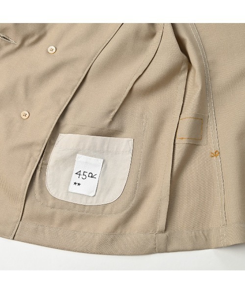 45R（フォーティファイブアール）の「サマーウールのジャケット WOMEN（テーラードジャケット・レディース・ベージュ・MEDIUM/LARGE）」の13枚目の写真