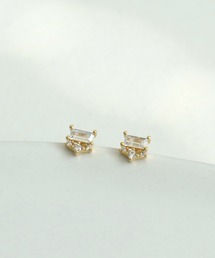 スクエアキュービックピアス