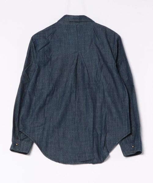 aimoha（アイモハ）の「レトロデニムシャツ（シャツ/ブラウス・レディース・ネイビー・MEDIUM/LARGE/SMALL）」の18枚目の写真