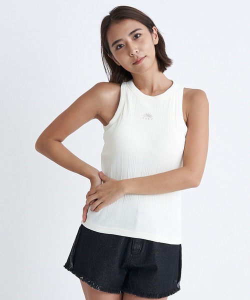 ROXY(ロキシー)の「AZUL TANK/ロキシータンクトップ(タンクトップ・レディース・ホワイト/ターコイズブルー/ブラック系その他/ブラック/カーキ・MEDIUM/LARGE/SMALL)」の12枚目の写真