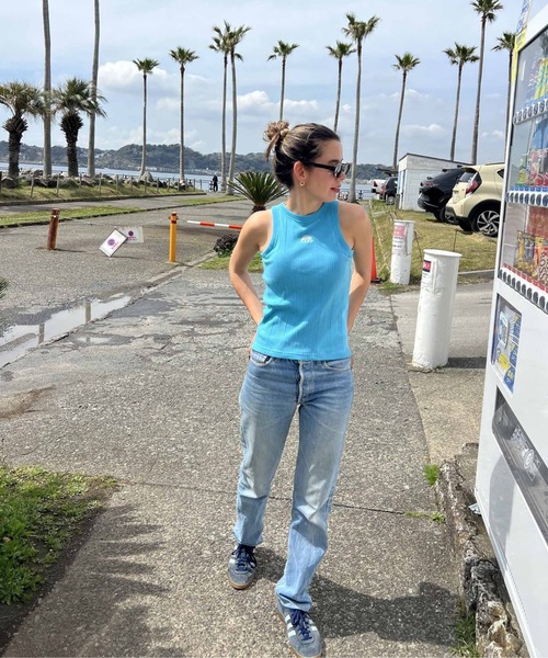 ROXY(ロキシー)の「AZUL TANK/ロキシータンクトップ(タンクトップ・レディース・ホワイト/ターコイズブルー/ブラック系その他/ブラック/カーキ・MEDIUM/LARGE/SMALL)」の21枚目の写真