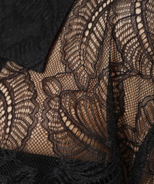 mysty woman(ミスティウーマン)の「レースカイキンショートシャツ 121009(シャツ/ブラウス・レディース・オフホワイト/ブラック・FREE)」の10枚目の写真