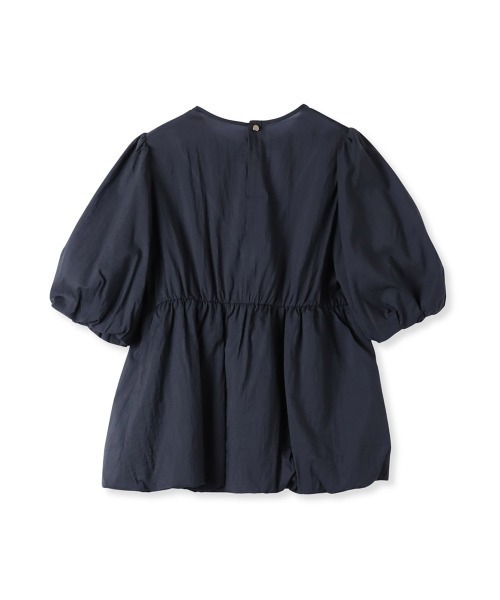 ketty(ケティ)の「シアーオーガンジーペプラムチュニック ≪洗濯機で洗える≫(シャツ/ブラウス・レディース・オフホワイト/ブルー/ネイビー/イエロー・M)」の12枚目の写真