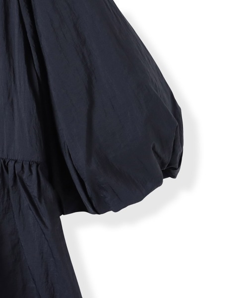 ketty(ケティ)の「シアーオーガンジーペプラムチュニック ≪洗濯機で洗える≫(シャツ/ブラウス・レディース・オフホワイト/ブルー/ネイビー/イエロー・M)」の10枚目の写真