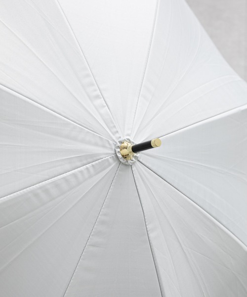 COLONY 2139（コロニートゥーワンスリーナイン）の「UVバンブーハンドル傘（長傘・レディース・グレー/アイボリー・FREE）」の8枚目の写真