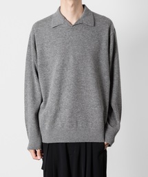 ATTACHMENT | ブリティッシュウール ニットポロプルオーバーL/S / BRITISH WO KNIT POLO  PULLOVER L/S(ニット/セーター)