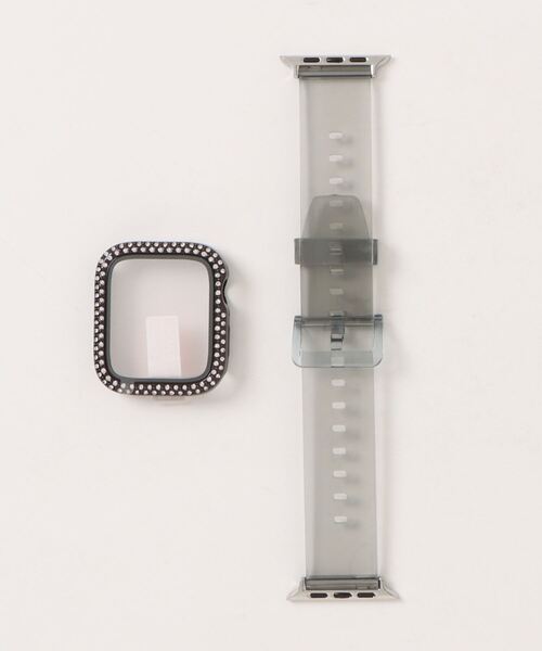 zandy(ズィーアンドワイ)の「zandy ズィーアンドワイ /Apple Watch ケース&ベルトセット マットタイプ【ストーン付きメッキケース】 アップルウォッチカバー& オーロラクリアバンド /// set10(デジタル腕時計・レディース・ピンク系その他/クリア/ブラック×グレー/イエローゴールド/ピンクゴールド/シルバー系その他・S/M)」の21枚目の写真