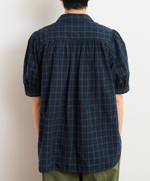 CHILD WOMAN（チャイルドウーマン）の「☆パフ袖チェックブラウス（シャツ/ブラウス・レディース・イエロー/グリーン・FREE）」の18枚目の写真