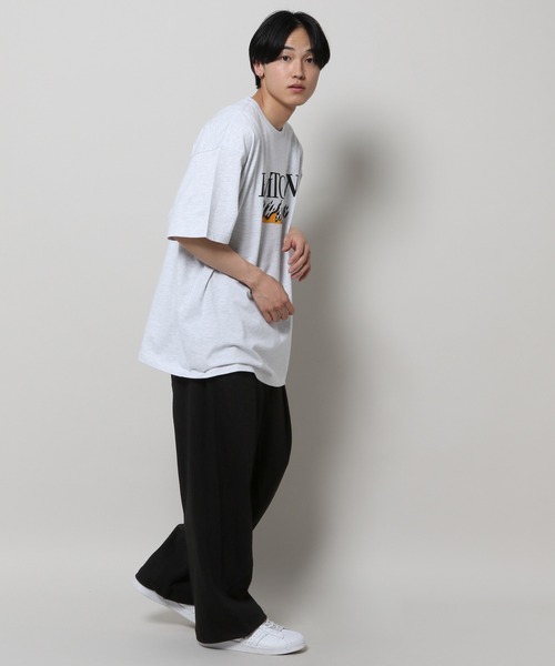 3.3 Field Trip （3.3フィールドトリップ）の「3.3 Field Trip／ピンタックパンツ（ウラケ）（スウェットパンツ・メンズ・グレー/ブラック・FREE）」の12枚目の写真