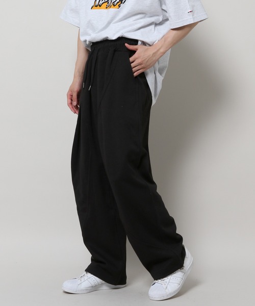3.3 Field Trip （3.3フィールドトリップ）の「3.3 Field Trip／ピンタックパンツ（ウラケ）（スウェットパンツ・メンズ・グレー/ブラック・FREE）」の13枚目の写真