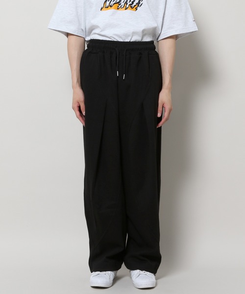 3.3 Field Trip （3.3フィールドトリップ）の「3.3 Field Trip／ピンタックパンツ（ウラケ）（スウェットパンツ・メンズ・グレー/ブラック・FREE）」の16枚目の写真