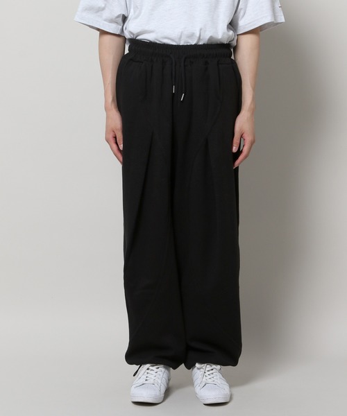 3.3 Field Trip （3.3フィールドトリップ）の「3.3 Field Trip／ピンタックパンツ（ウラケ）（スウェットパンツ・メンズ・グレー/ブラック・FREE）」の19枚目の写真