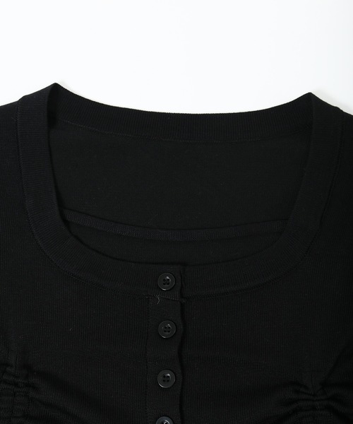 PHILLY（フィリー）の「【PHILLY】サイドドロストショートスリーブトップス（Tシャツ/カットソー・レディース・ブラック/グレー/ホワイト・FREE）」の22枚目の写真