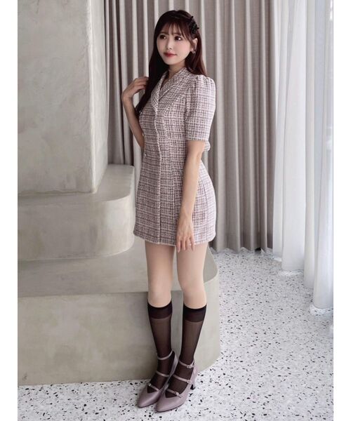 EATME（イートミー）の「トリプルベルトパンプス（パンプス・レディース・ブラック/ラベンダー・S/M/L）」の5枚目の写真