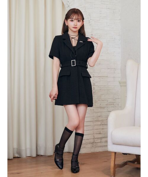 EATME（イートミー）の「トリプルベルトパンプス（パンプス・レディース・ブラック/ラベンダー・S/M/L）」の10枚目の写真